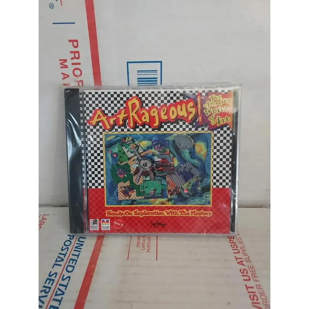ArtRageous Vintage PC Game Windows and Macintosh CD ROM NEW Sealed - #163
